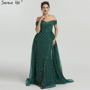 dark green glitter dress