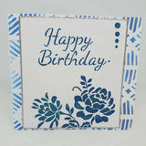 Birthday Card Stencil