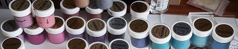 Frosting Paste - Glitter Paste & Satin Paste for Card making, fabric, wood and crafts