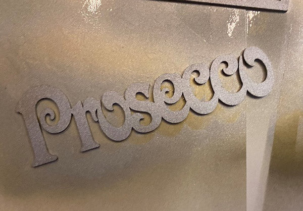 Spray paint MDF Prosecco