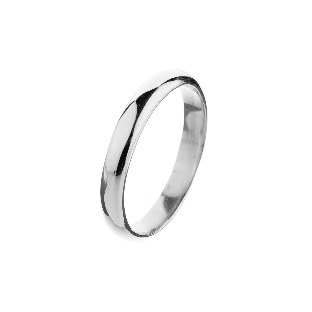 Silver 3 Band Russian Wedding Ring - Brighton Silver