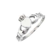 Plain Silver Claddagh Ring