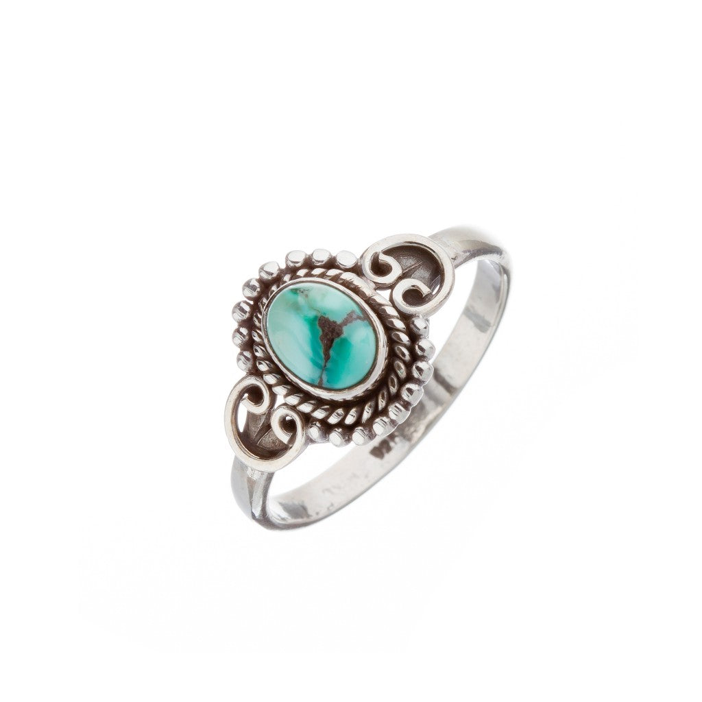 Meridian Silver & Turquoise 5-Piece Ring Set – Idyllwind Fueled by