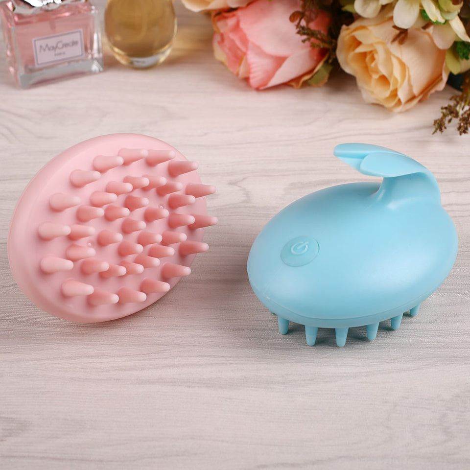 electric scalp massaging shampoo brush