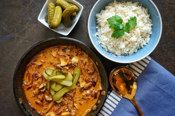 Beef Stroganoff