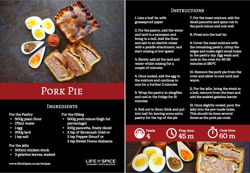 Pork Pie with an American Twist