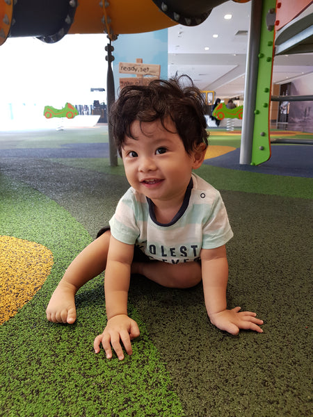 BYKidO Moments: Mummy Leona and Little Baby L Visit Suntec City Playground for Playtime!