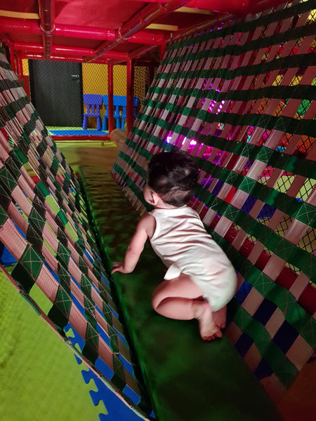 There were loads of play and physical activity (with all the crawling and climbing) for the day, which were great for an active baby like Baby L.