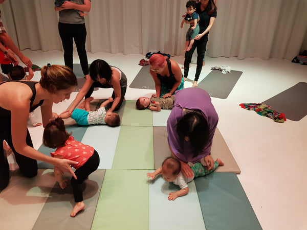 BYKidO Moments: Mummy L and Little L’s Baby Yoga Friday @ The Artground!  