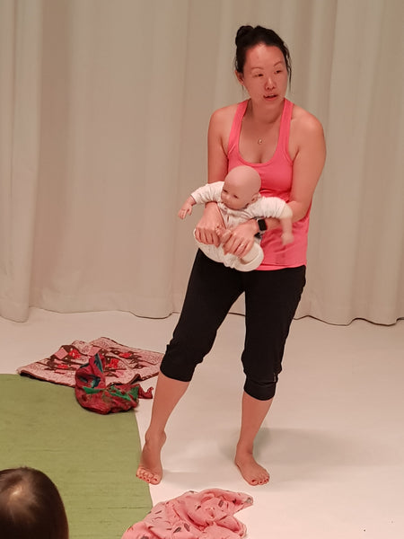 BYKidO Moments: Mummy L and Little L’s Baby Yoga Friday @ The Artground!  