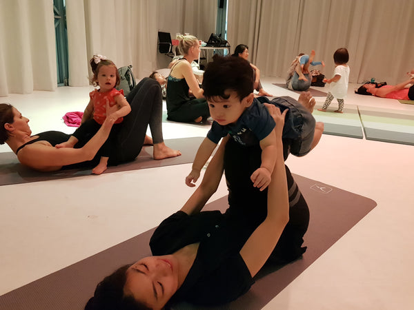 BYKidO Moments: Mummy L and Little L’s Baby Yoga Friday @ The Artground!  