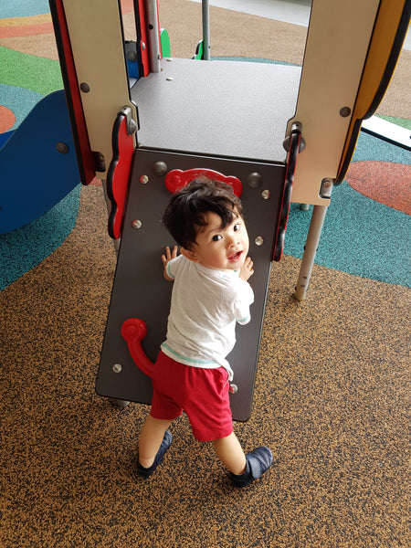BYKidO Moments: Baby L’s Playtime is at Our Tampines Hub’s Playground This Time!