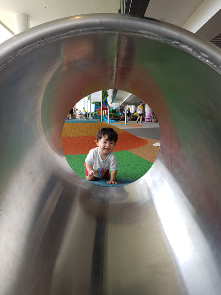 BYKidO Moments: Baby L’s Playtime is at Our Tampines Hub’s Playground This Time!