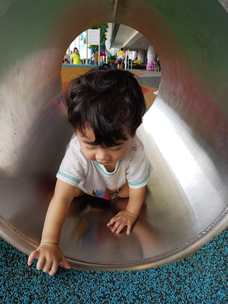 BYKidO Moments: Baby L’s Playtime is at Our Tampines Hub’s Playground This Time!