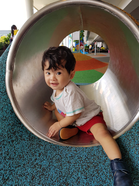 BYKidO Moments: Baby L’s Playtime is at Our Tampines Hub’s Playground This Time!