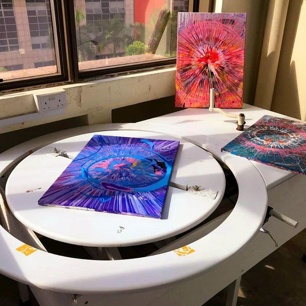 Spin Paint House  Innovative Art Jamming With Spin Art Tables – BYKidO