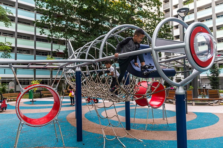 Free Outdoor Playgrounds in the West of Singapore - 158 Yung Ho Road