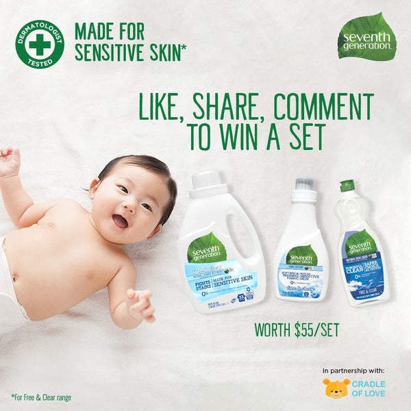 Cradle of Love X Seventh Generation Singapore Giveaway