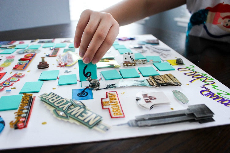 Board Games You can Make at Home - DIY Board Game by at the fire hydrant