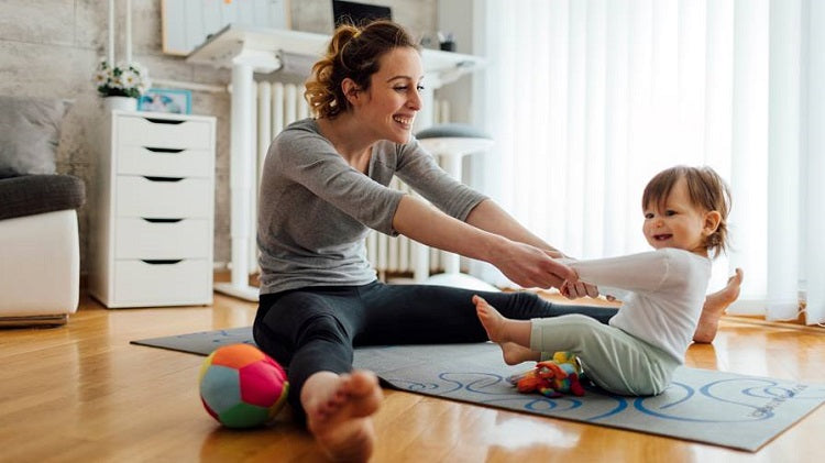 Things to do at Home with Your Kids - Exercising