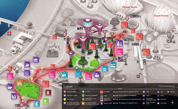 Escape to Winter Wonderland at Gardens by the Bay for this Christmas! - Event Map