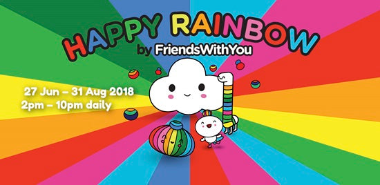 Happy Rainbow by FriendsWithYou has Popped Up at Resorts World Sentosa!