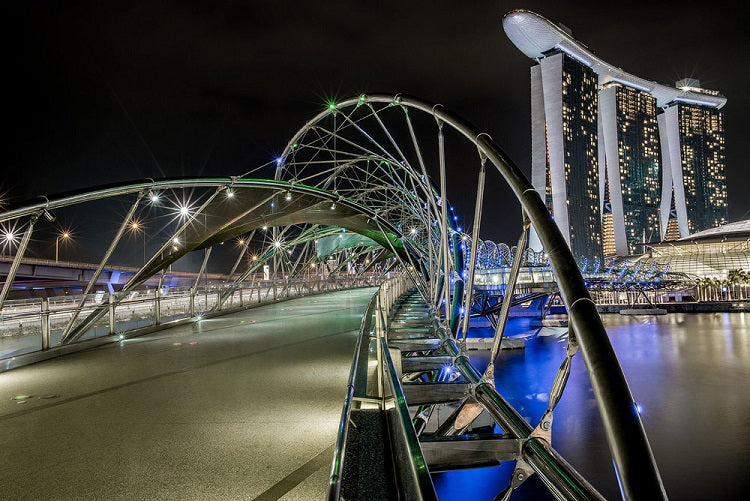 10+ Great Places for a Stunning View of National Day 2019 Fireworks - Helix Bridge