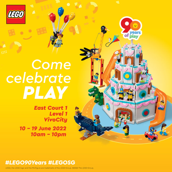 LEGO Celebrating 90 Years of Play! - The Kickz Stand