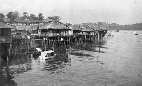 Malay Village on North Shore, 1935. Courtesy of Sentosa Development Corporation