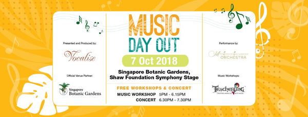Music Day Out with Your Little Ones at Singapore Botanic Gardens!  