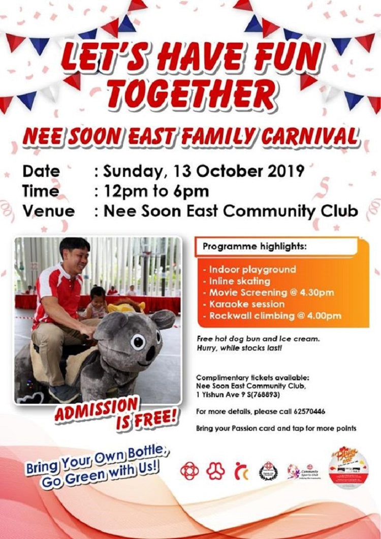 Have a Jolly Good Time at The Nee Soon East Family Carnival