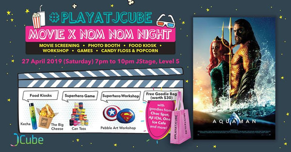 Bring Your Little Ones to JCube for Movie x Nom Nom Night 2019!