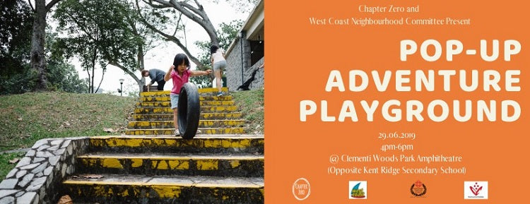 Check Out the Pop-Up Adventure Playground at Clementi Woods Park!