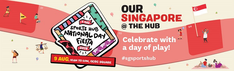 Have a Jamboree at Sports Hub’s National Day Fiesta!