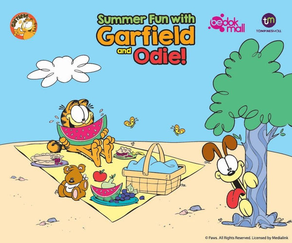 Join in the Summer Fun with Garfield and Odie!  