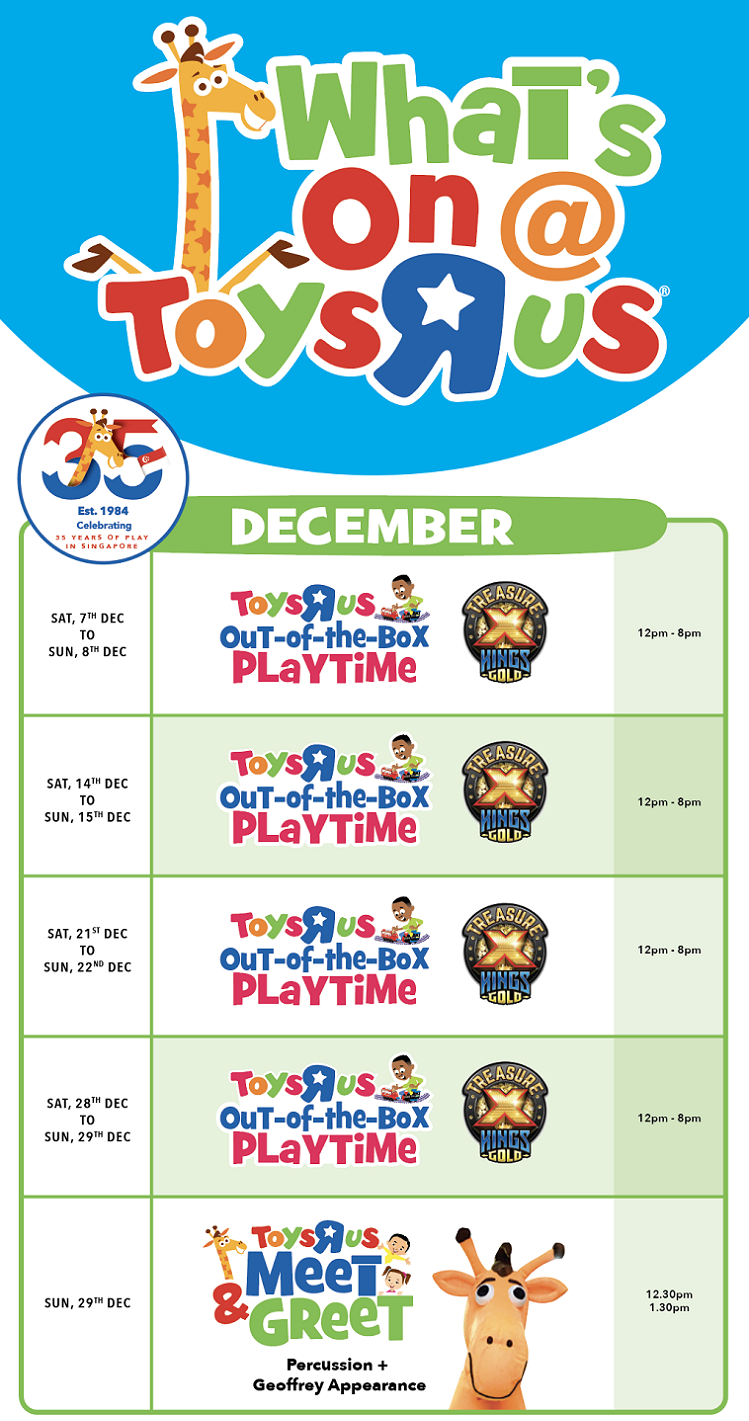 Toys R Us Out-of-the-Box Playtime: Tampines