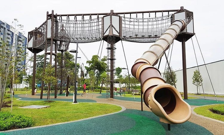 Free Outdoor Playgrounds in the East - Tampines Green Forest Park Playground