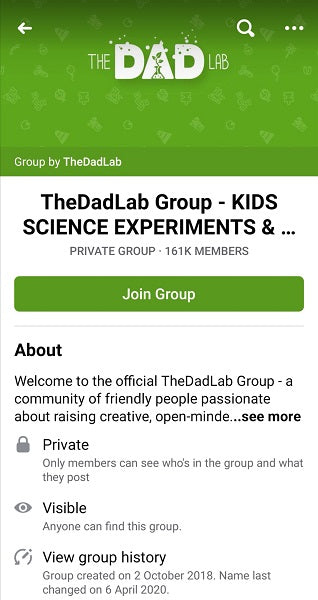 The DadLab Group – KIDS SCIENCE EXPERIMENTS & CRAFTS IDEAS FOR PARENTS