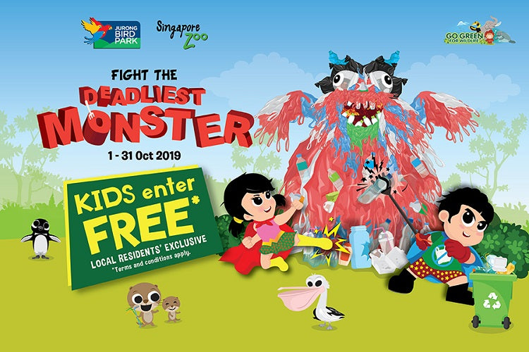 Singapore Zoo & Jurong Bird Park in October | Fight the Deadliest Monster + Free Entry for Kids