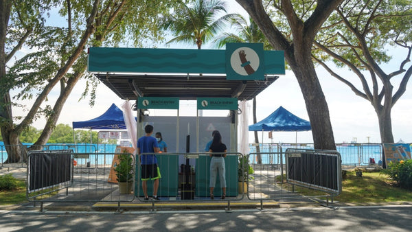 Step-by-Step Guide To Reserving Entry To Sentosa Beaches - Beach Entry Kiosk