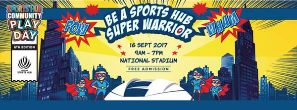 BE A SUPER WARRIOR AT SPORTS HUB COMMUNITY PLAY DAY