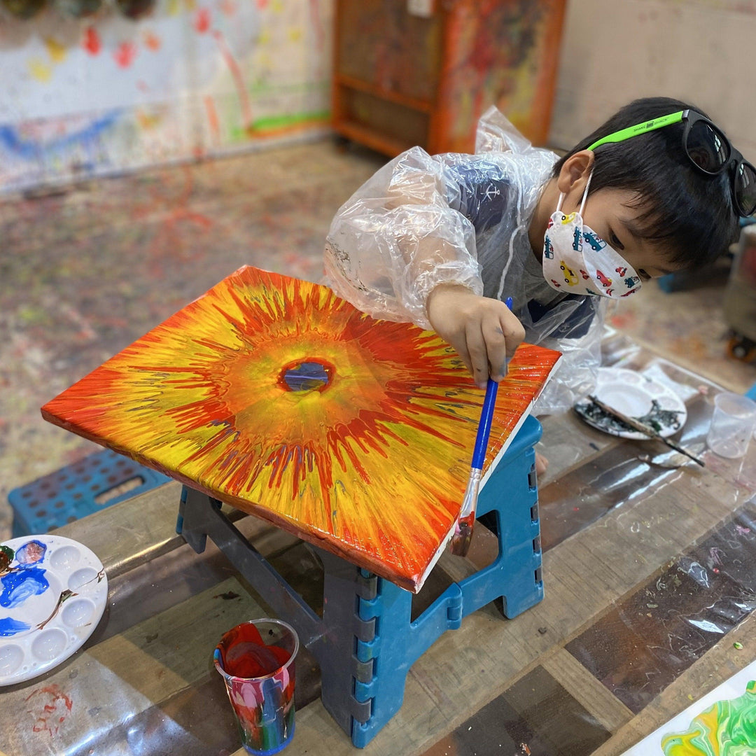 Spin Paint House  Innovative Art Jamming With Spin Art Tables – BYKidO