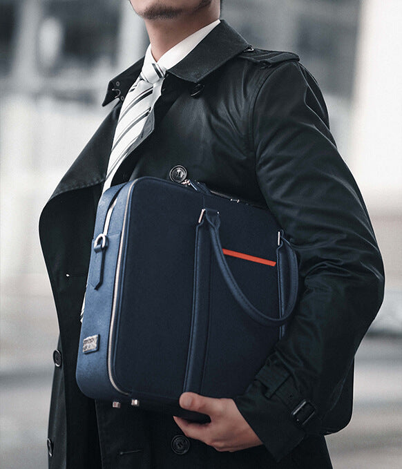 Maverick & Co. Manhattan Double-Zip Briefcase For Men 