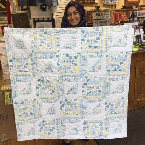 Baby Quilt from Summer Sit and Sew Days at The Quilt Store