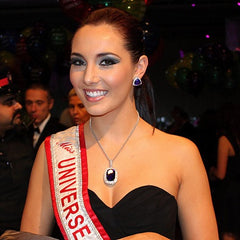Miss Universe wearing Rasko Jewellery