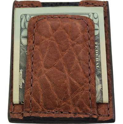 BROWN Handmade Genuine Crocodile Leather Bifold Wallets Card Money Clip for  Mens