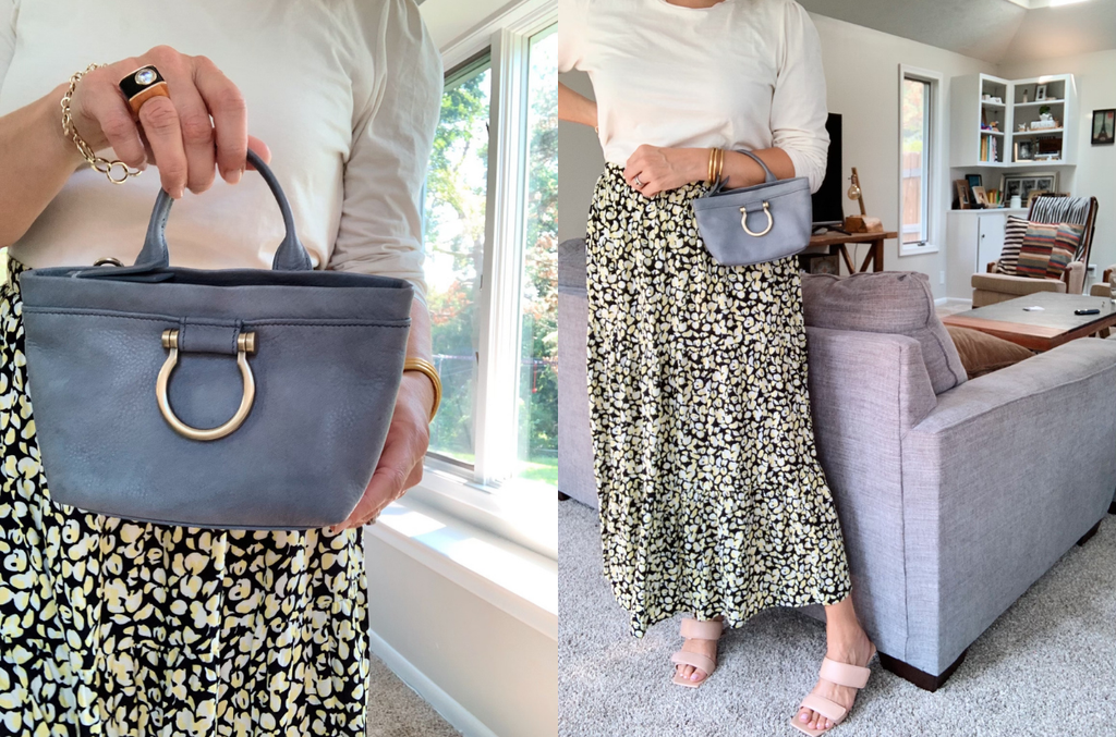 Mini bag styling with Erin of Style Thief Fashion