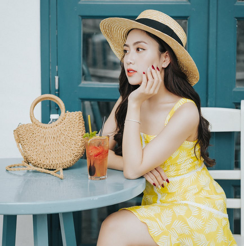 Illuminating yellow is a dreamy choice for a sundress
