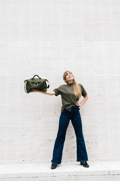 Weekend Handbag in 2020 Fall/Winter Color Military Green