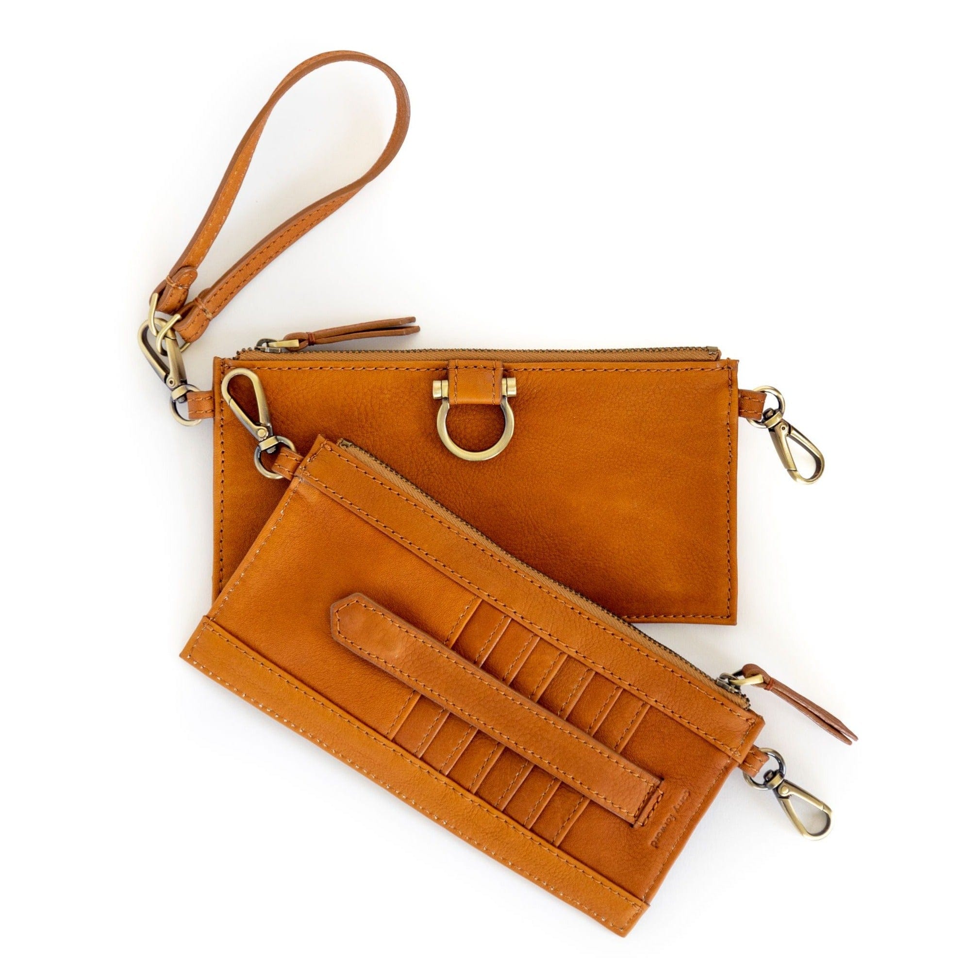 Evelyn Leather Wristlet Wallet – Sapahn